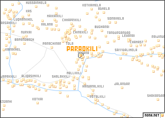 map of Parao Kili