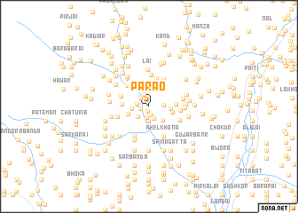 map of Parāo