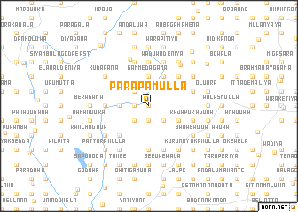 map of Parapamulla