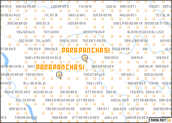 map of Pāra Pānchāsi