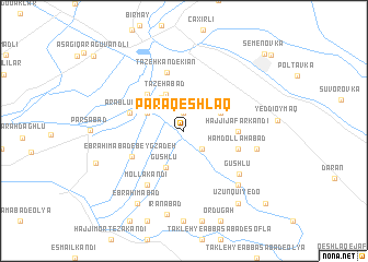 map of Pārā Qeshlāq