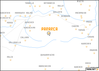 map of Pararca