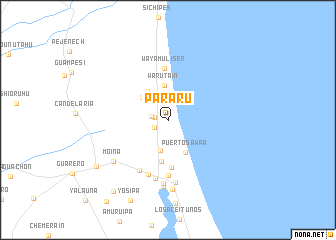 map of Pararú