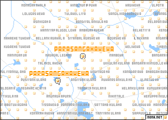 map of Parasangahawewa