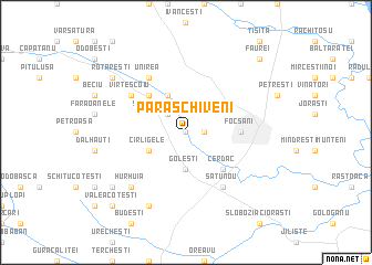 map of Paraschiveni