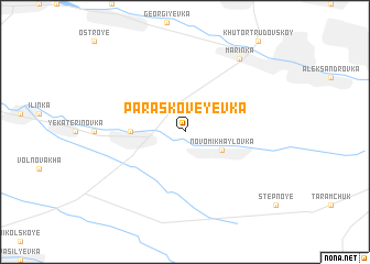map of Paraskoveyevka