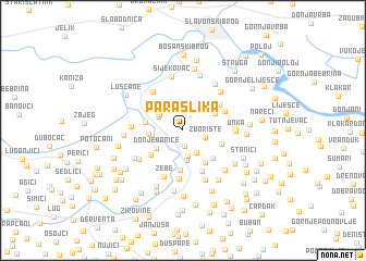 map of Parašlika