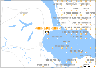 map of Pāraspur Diār