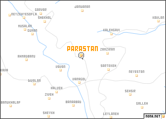 map of Pārāstān