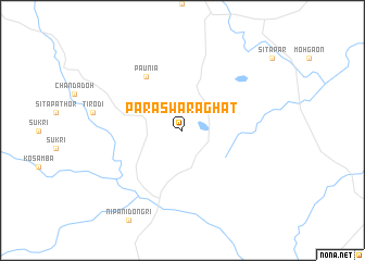 map of Paraswāraghāt