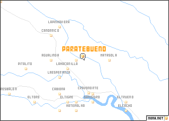 map of Páratebueno