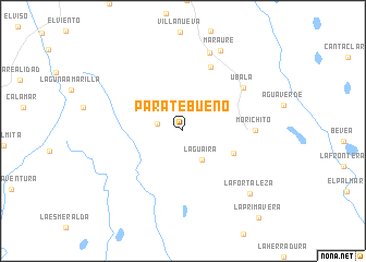 map of Paratebueno