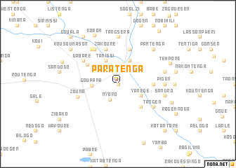 map of Paratenga