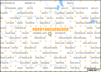 map of Pāra Thākurākona