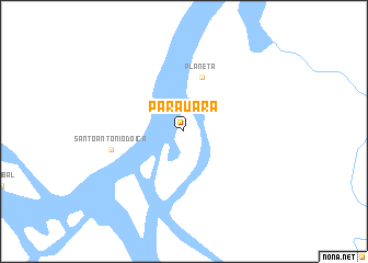 map of Parauará