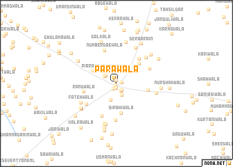 map of Parāwāla