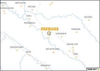 map of Parbīkas