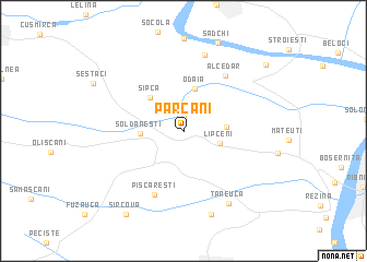 map of Parcani