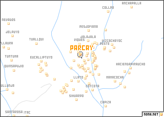 map of Parcay