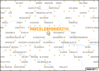 map of Parcele Bromierzyk