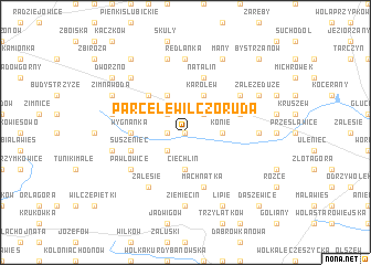 map of Parcele Wilczoruda