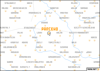 map of Parcewo