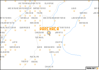 map of Parchaca