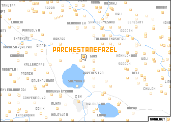 map of Parchestān-e Fāẕel