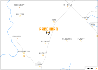 map of Parchman