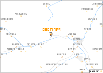 map of Parcines