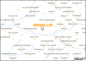 map of Pardaillan