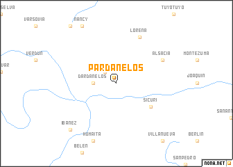 map of Pardanelos