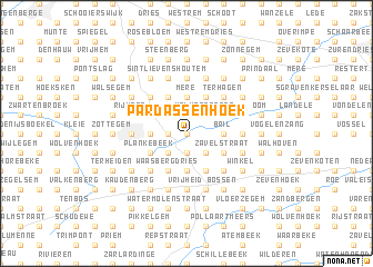 map of Pardassenhoek