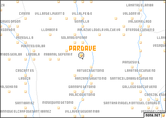 map of Pardavé