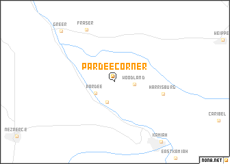 map of Pardee Corner
