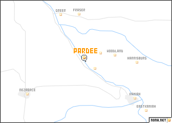 map of Pardee