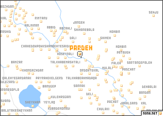 map of Pārdeh