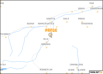 map of Pardè