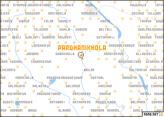 map of Pār Dhānikhola