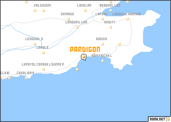 map of Pardigon