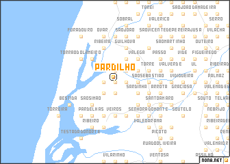 map of Pardilhó