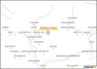 map of Pardinas