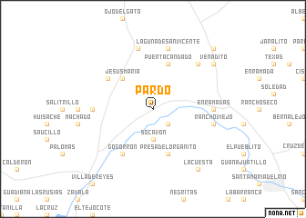 map of Pardo