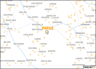 map of Pardo