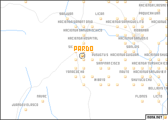 map of Pardo