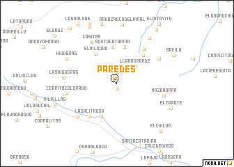 map of Paredes