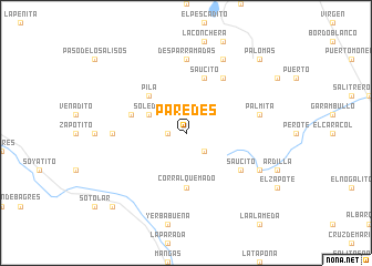map of Paredes