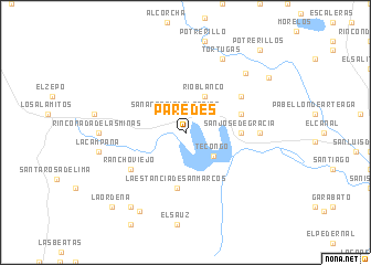 map of Paredes