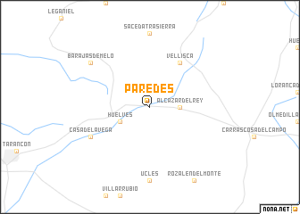 map of Paredes