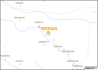 map of Paredes